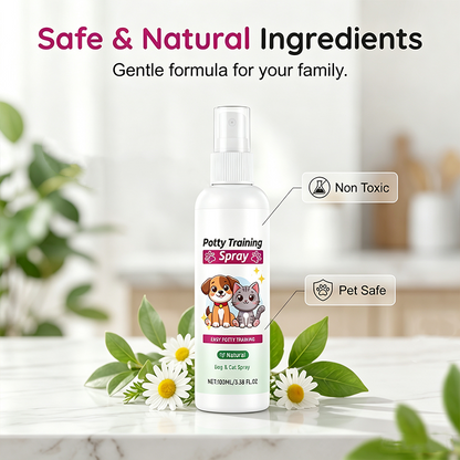 🐶🎯 Pet Potty Training Spray – Help Guide Dogs & Cats to the Right Spot