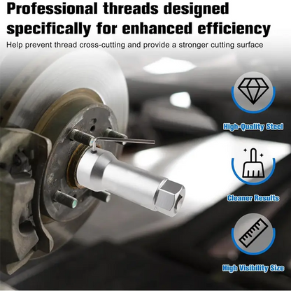 🔧 🛠️ 10-Piece Axle Spindle Thread Chaser Set