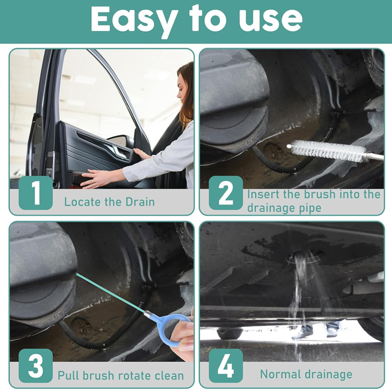 🚗Auto Sunroof Drain Cleaning Tool – Reach Hidden Clogs & Clean Hard-To-Reach Pipes Easily ✨
