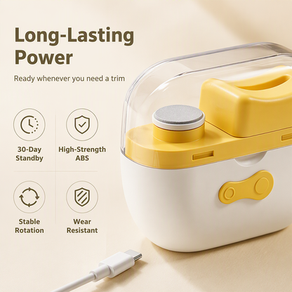 2 in 1 Rechargeable Electric Nail Clipper & Grinder