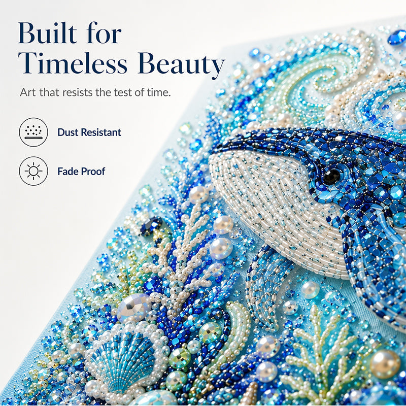 ⏳Limited-time 50% off⏰Creative Ocean Life DIY Faux Pearl Painting Kit🎁🐳