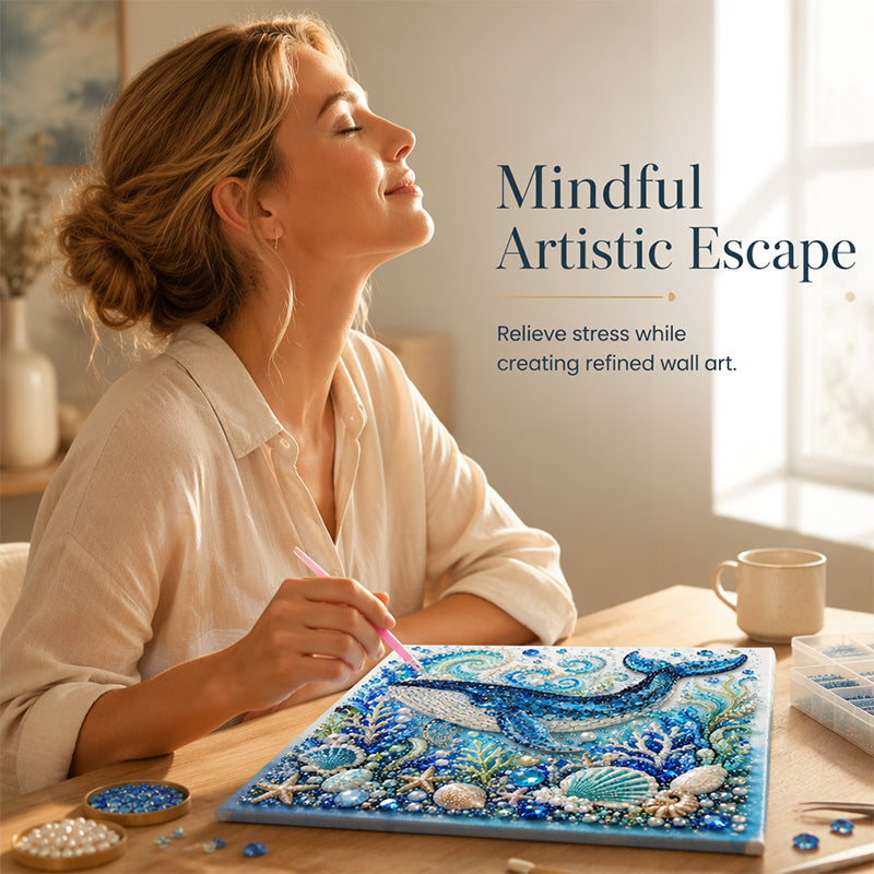 ⏳Limited-time 50% off⏰Creative Ocean Life DIY Faux Pearl Painting Kit🎁🐳