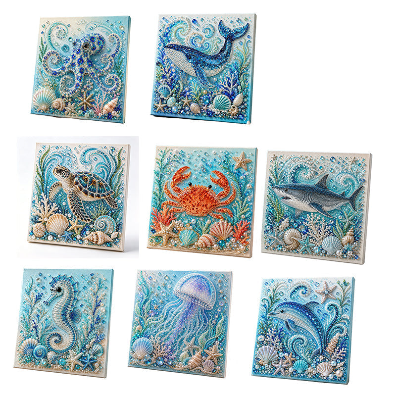 ⏳Limited-time 50% off⏰Creative Ocean Life DIY Faux Pearl Painting Kit🎁🐳