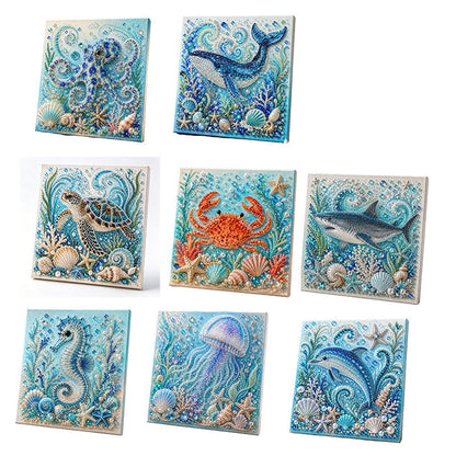 ⏳Limited-time 50% off⏰Creative Ocean Life DIY Faux Pearl Painting Kit🎁🐳