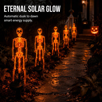 💀 HALLOWEEN HOT SALE💞50K+ SOLD!!🎃Solar Skull Garden Lights with Eerie Color-Changing Glow 👻Ideal For Haunted Yard, Porch & Walkway! 🪦💡