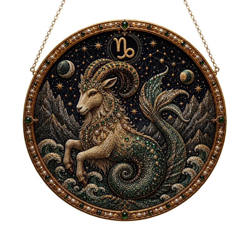 🔥LIMITED TIME 50% OFF! – ✨ Premium 3D Pearl 12 Zodiac Signs Art Kit | Luxury Flocked Canvas with Scratch-Resistant Non-Fading Pearl Beads DIY Handmade Astrology Decor ♈🌙💎