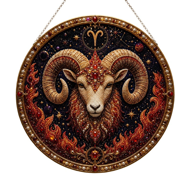 🔥LIMITED TIME 50% OFF! – ✨ Premium 3D Pearl 12 Zodiac Signs Art Kit | Luxury Flocked Canvas with Scratch-Resistant Non-Fading Pearl Beads DIY Handmade Astrology Decor ♈🌙💎