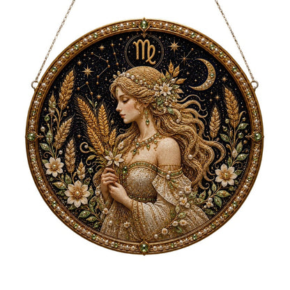 🔥LIMITED TIME 50% OFF! – ✨ Premium 3D Pearl 12 Zodiac Signs Art Kit | Luxury Flocked Canvas with Scratch-Resistant Non-Fading Pearl Beads DIY Handmade Astrology Decor ♈🌙💎