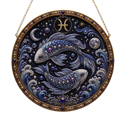 🔥LIMITED TIME 50% OFF! – ✨ Premium 3D Pearl 12 Zodiac Signs Art Kit | Luxury Flocked Canvas with Scratch-Resistant Non-Fading Pearl Beads DIY Handmade Astrology Decor ♈🌙💎