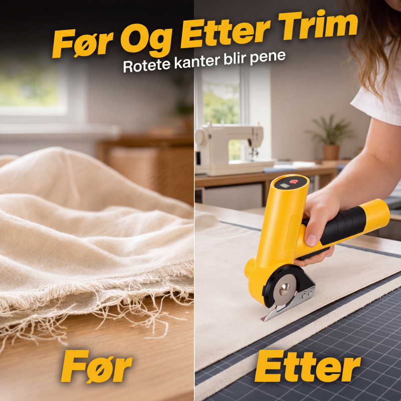 ✂️ 50% Off! 🔋 Precision Cordless Electric Cutter – ABS + Steel – Ø 4 cm Blade & USB-C Charging – For Paper, Fabric, and Carpet 🏠