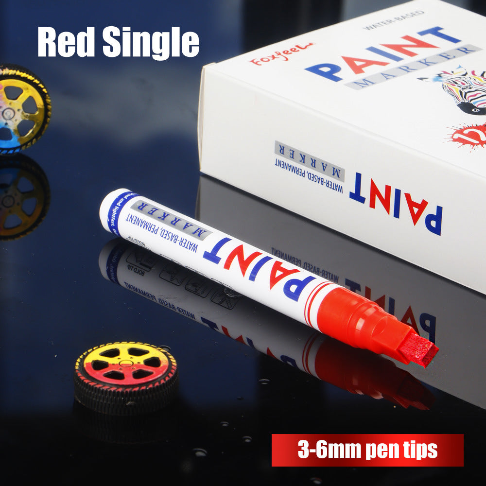 🛞 Waterproof Paint Marker Set – 12 Colors for Tire Lettering & DIY
