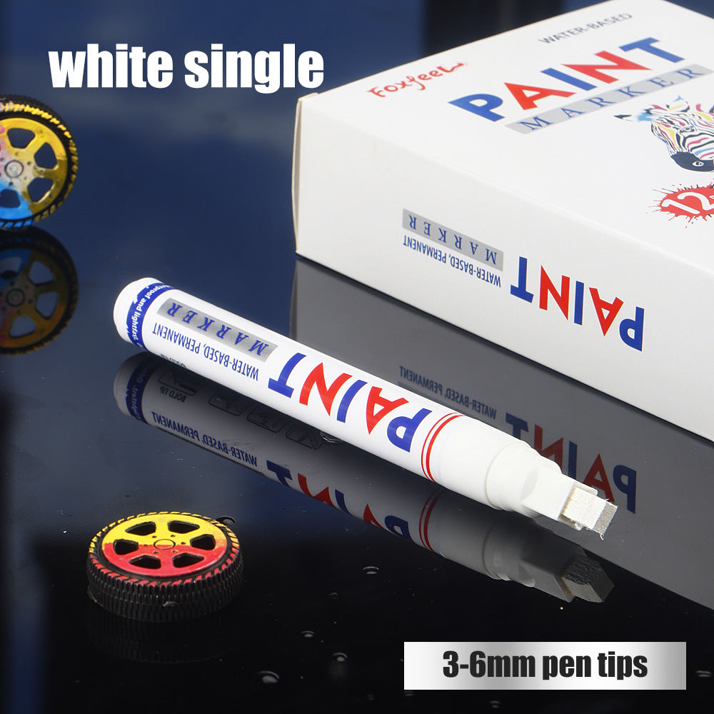 🛞 Waterproof Paint Marker Set – 12 Colors for Tire Lettering & DIY