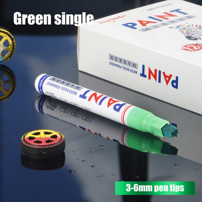 🛞 Waterproof Paint Marker Set – 12 Colors for Tire Lettering & DIY