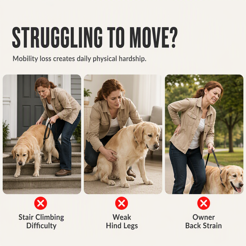 Adjustable Dog Rear Leg Support Harness