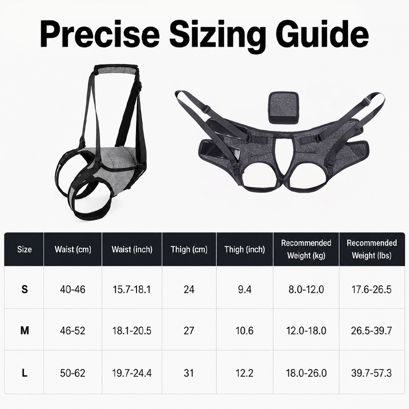 Adjustable Dog Rear Leg Support Harness