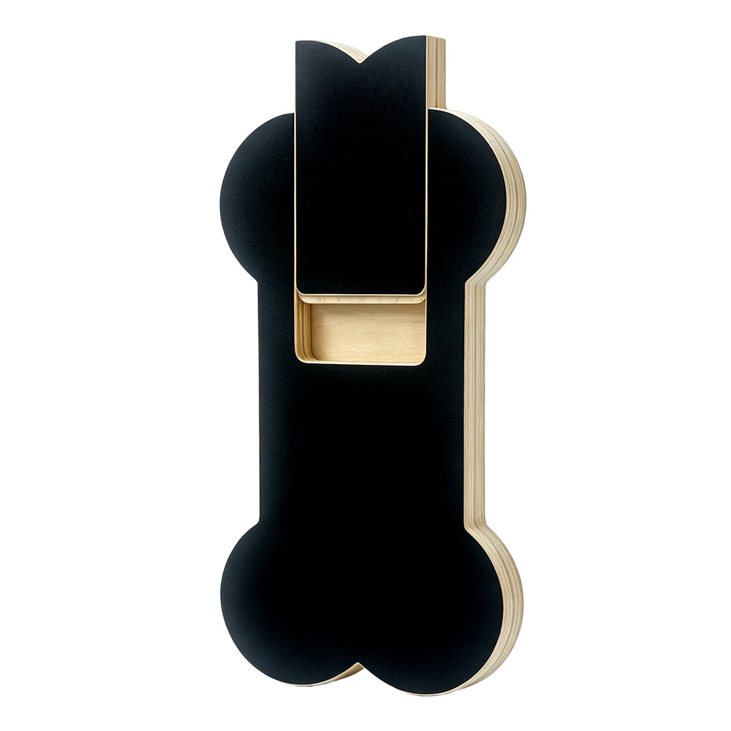 Wooden Dog Scratch Board with Pull-Out Treat Box
