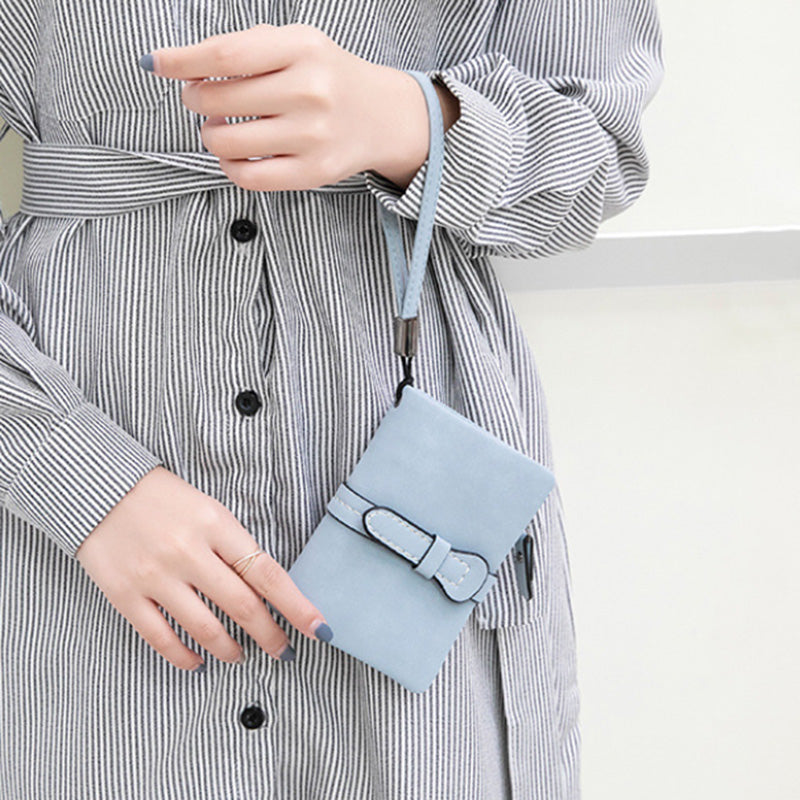 Large-Capacity Clutch Wallet with Multiple Card Slots