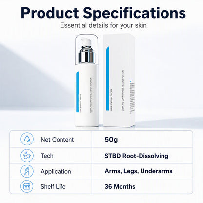 🔥🎁 Buy 1, get 1 free! 🥳💞 Over 50,000 sold! ⚡❄️ Refreshing hair removal cream for sensitive skin