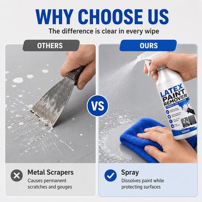 🔥 LIMITED TIME DEAL – Fast-Acting Latex Paint Remover Spray | 60-Second Paint Dissolver for Glass, Tile & Metal Surfaces 🧽✨