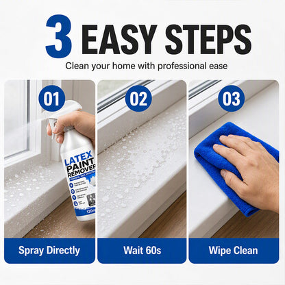 🔥 LIMITED TIME DEAL – Fast-Acting Latex Paint Remover Spray | 60-Second Paint Dissolver for Glass, Tile & Metal Surfaces 🧽✨