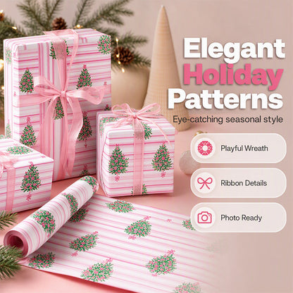 🎄 🎁 Christmas Wrapping Paper for Holiday Gifts – Festive Prints, Smooth Foldability & Elegant Holiday Patterns ✨