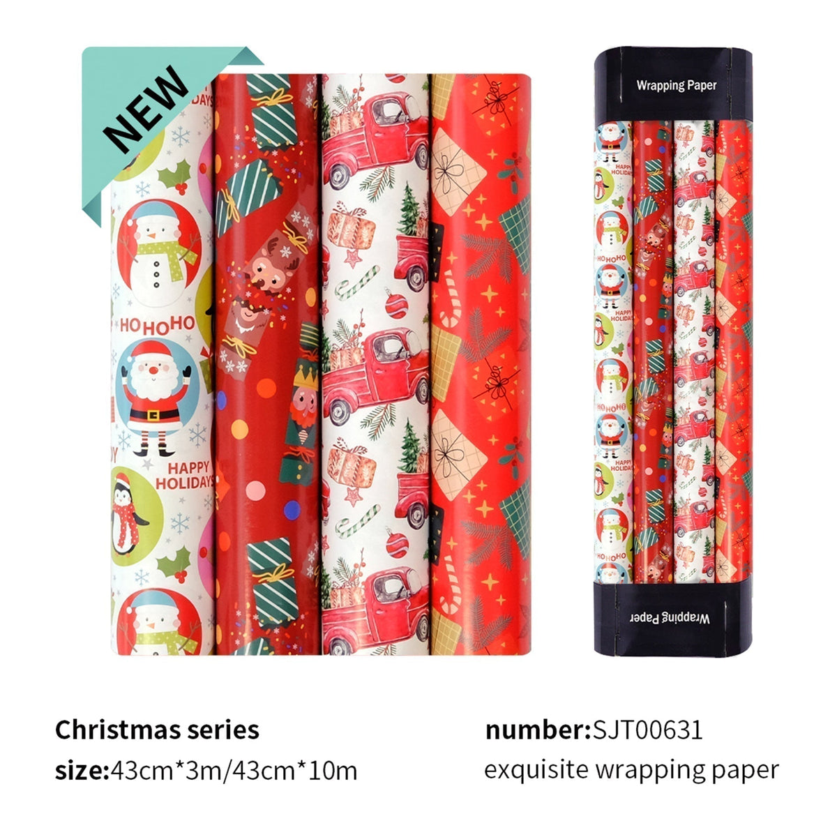🎄 🎁 Christmas Wrapping Paper for Holiday Gifts – Festive Prints, Smooth Foldability & Elegant Holiday Patterns ✨