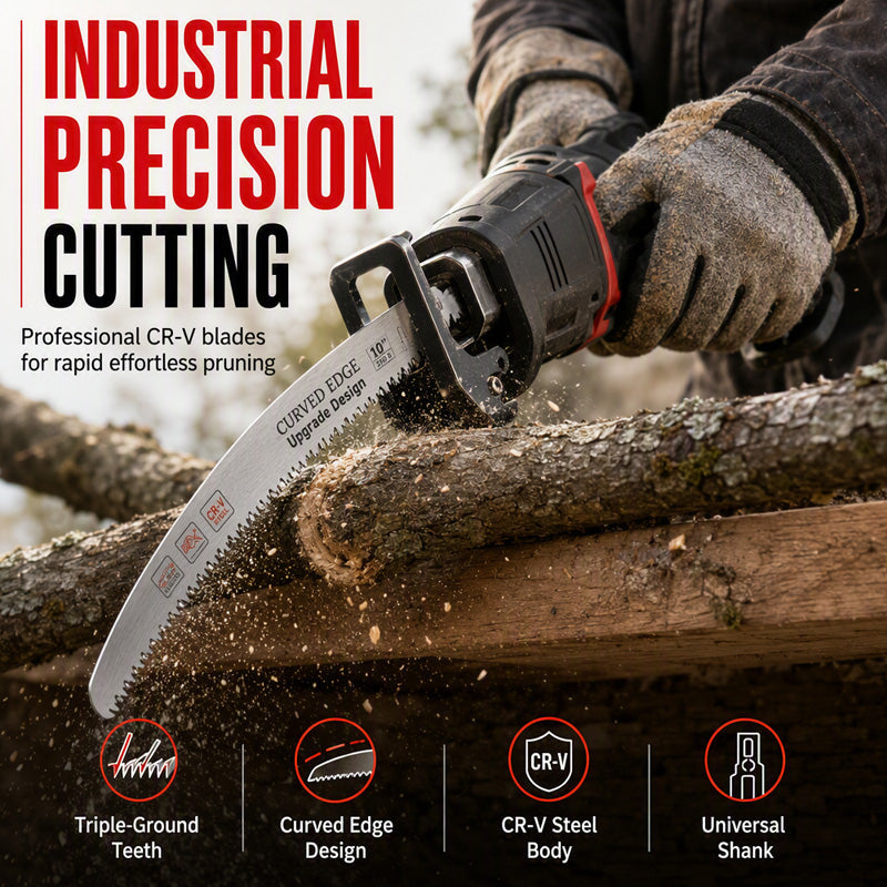 ⏳🔥LIMITED-TIME 50% OFF! ⏰Universal Replacement Reciprocating Saw Blades
