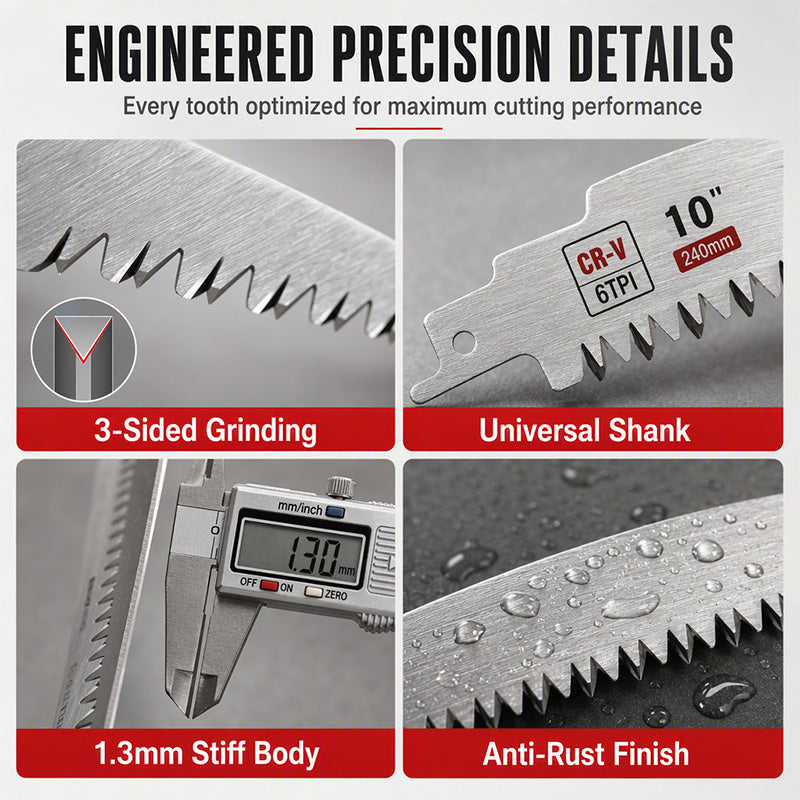 ⏳🔥LIMITED-TIME 50% OFF! ⏰Universal Replacement Reciprocating Saw Blades
