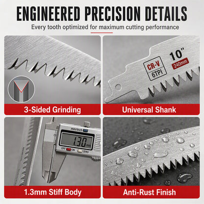 ⏳🔥LIMITED-TIME 50% OFF! ⏰Universal Replacement Reciprocating Saw Blades