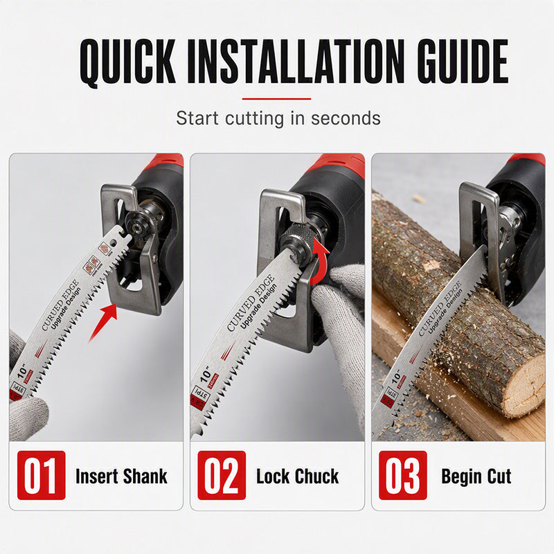 ⏳🔥LIMITED-TIME 50% OFF! ⏰Universal Replacement Reciprocating Saw Blades