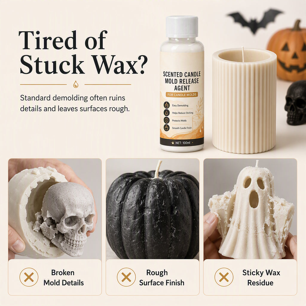 🎁🎃Halloween Sale🔥 Buy 2 Get 1 Free✨😍Scented Candle Mold Release Agent