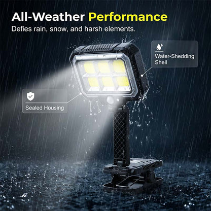 ☀️50% OFF NOW! Clip‑On Solar Motion Sensor Light‑Wide‑Angle Solar‑Powered Security LED Lamp, Instant Setup Outdoor Clip Light for Fence, Patio & Garden