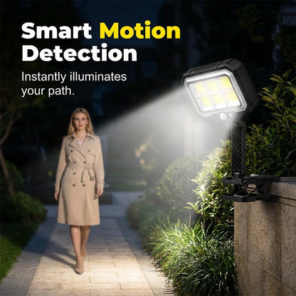 ☀️50% OFF NOW! Clip‑On Solar Motion Sensor Light‑Wide‑Angle Solar‑Powered Security LED Lamp, Instant Setup Outdoor Clip Light for Fence, Patio & Garden