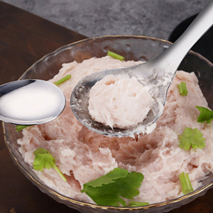 Mess-Free Stainless Steel Meatball Spoon