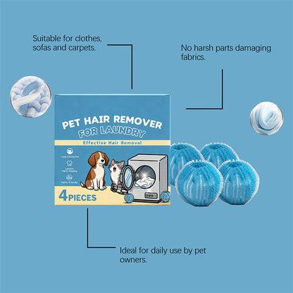 🐾 LIMITED‑TIME 56% OFF! 🧹 No-Snag Reusable Laundry Balls – Catch Pet Hair Instantly, Fabric-Friendly & Built to Last ♻️