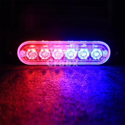 Waterproof Steady & Strobe LED Light for Trucks & Motorcycles