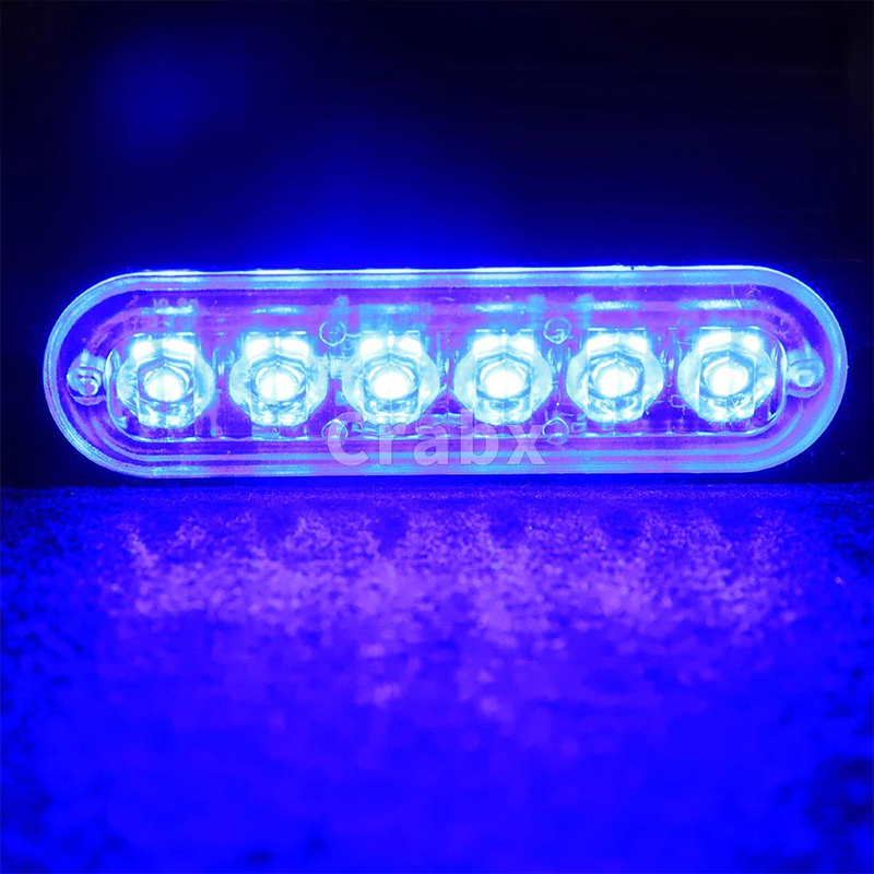 Waterproof Steady & Strobe LED Light for Trucks & Motorcycles