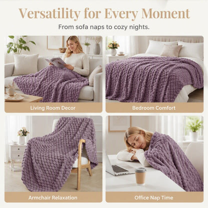 Soft Flannel Throw Blanket