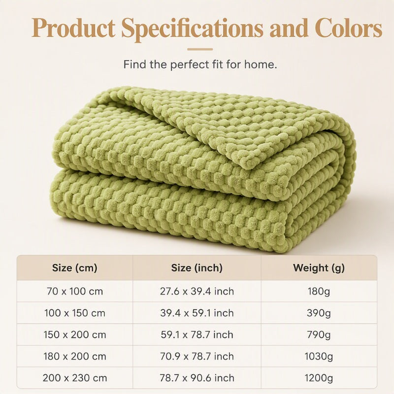 Soft Flannel Throw Blanket
