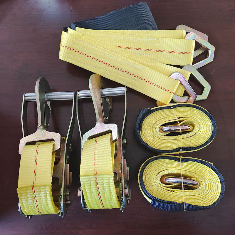 Heavy-Duty Car Tire Tie-Down Straps