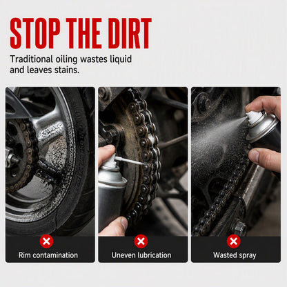 🏍️🔥 50% OFF TODAY! Lubricate Your Motorcycle Chain Cleanly & Evenly — No More Messy Guesswork!