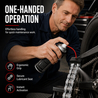 🏍️🔥 50% OFF TODAY! Lubricate Your Motorcycle Chain Cleanly & Evenly — No More Messy Guesswork!
