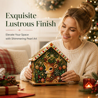 🎄Christmas Pre Sale￡13.99!!☃️3D DIY Pearl Art Christmas Painting Kit