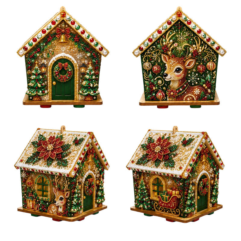 🎄Christmas Pre Sale￡13.99!!☃️3D DIY Pearl Art Christmas Painting Kit