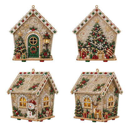🎄Christmas Pre Sale￡13.99!!☃️3D DIY Pearl Art Christmas Painting Kit