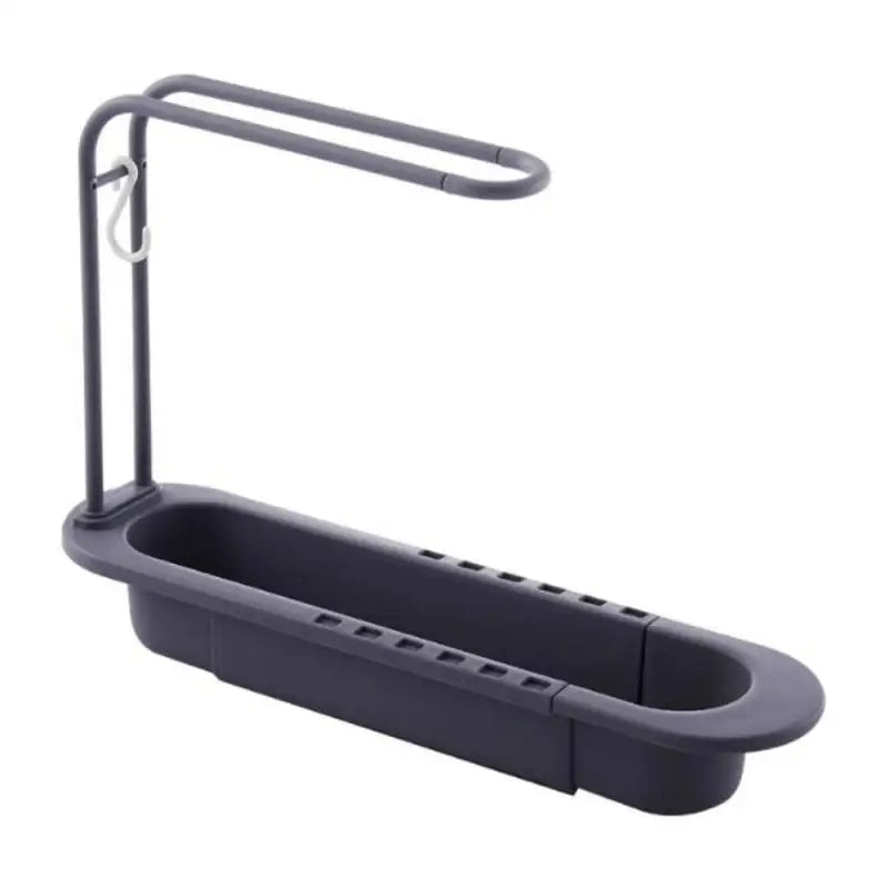 Kitchen Telescopic Sink Shelf Drainer Rack Storage Basket