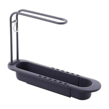 Kitchen Telescopic Sink Shelf Drainer Rack Storage Basket