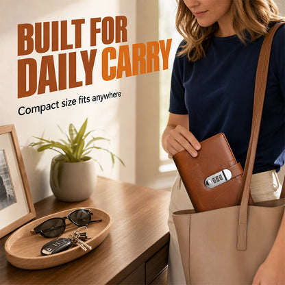 💰🔐 A6 Budget Binder with Combination Lock – Cash Envelope Organizer for Savings Challenges & Budget Planning