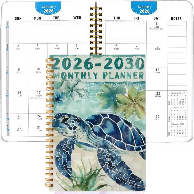 😍Hot Sale 50% OFF!💞50K+ SOLD!⏳✨Spiral 2026-2030 Monthly Planner