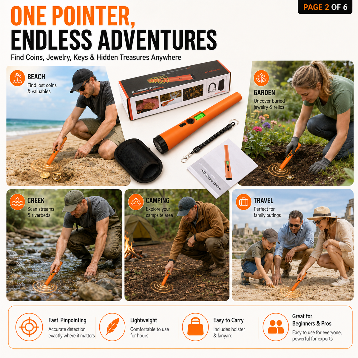 🥳HOT SALE🥳💞50K+ SOLD! Metal Detector – From £14.99! 360° scan, waterproof & vibration alerts. Find treasure – grab yours! ✅